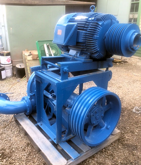 3 Units - Ash Pumps, Type B-6-6 With 100 Hp Motor)